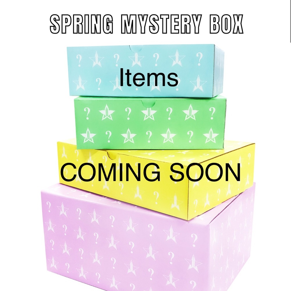 Items from the Jeffree Star mystery boxes SPRING